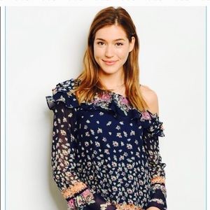 Loveriche boho dress. Bell sleeves, off shoulder